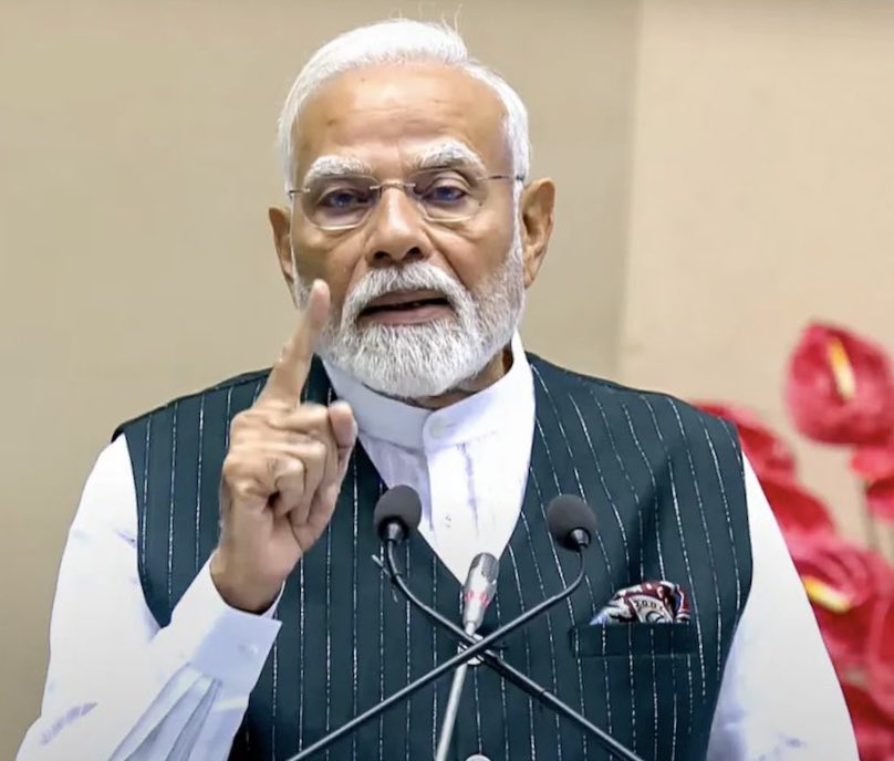பயங்கரவாதத்திற்கு எதிரான பாரதத்தின் நீதி… ஆபரேஷன் சிந்தூர் பற்றி பிரதமர் மோடி பரபரப்பு பேச்சு