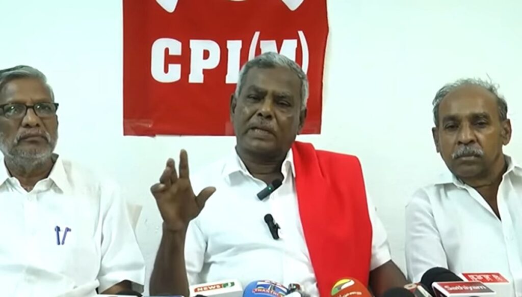 கரூர் சம்பவத்தில் உயிரிழந்தவர்களின் குடும்பத்தினருக்கு அரசு வேலை வழங்குவது வழக்கின் தன்மையை நீர்த்து போக செய்யும் என்று சிபிஎம் கட்சியின் மாநில செயலாளர் பெ. சண்முகம் தெரிவித்துள்ளார்.